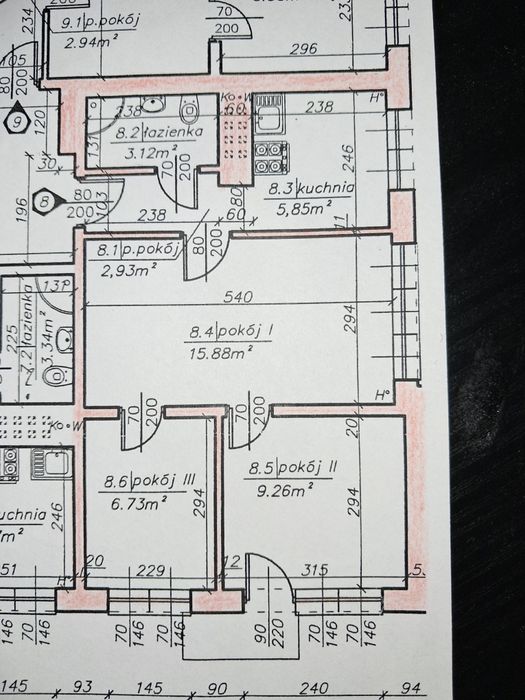 Mieszkanie 3-pokojowe blisko  UMK, PLAZA