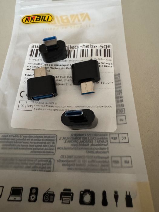 Adapter/Przejsciówka Usb-A do Usb-C. NOWY. Cena 1 szt.