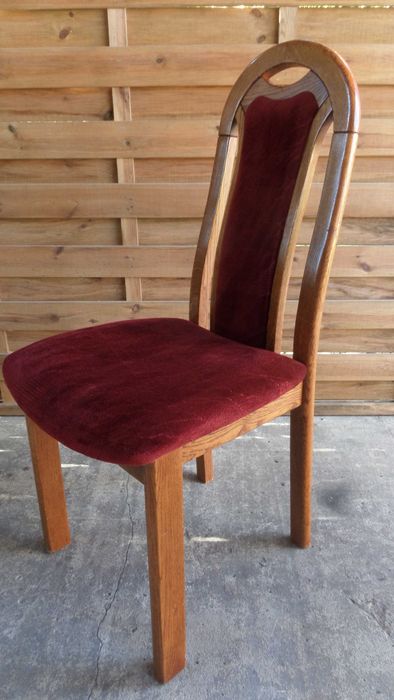 piękny masywny dębowy stół 6 krzeseł krzesła stan bdb dowóz