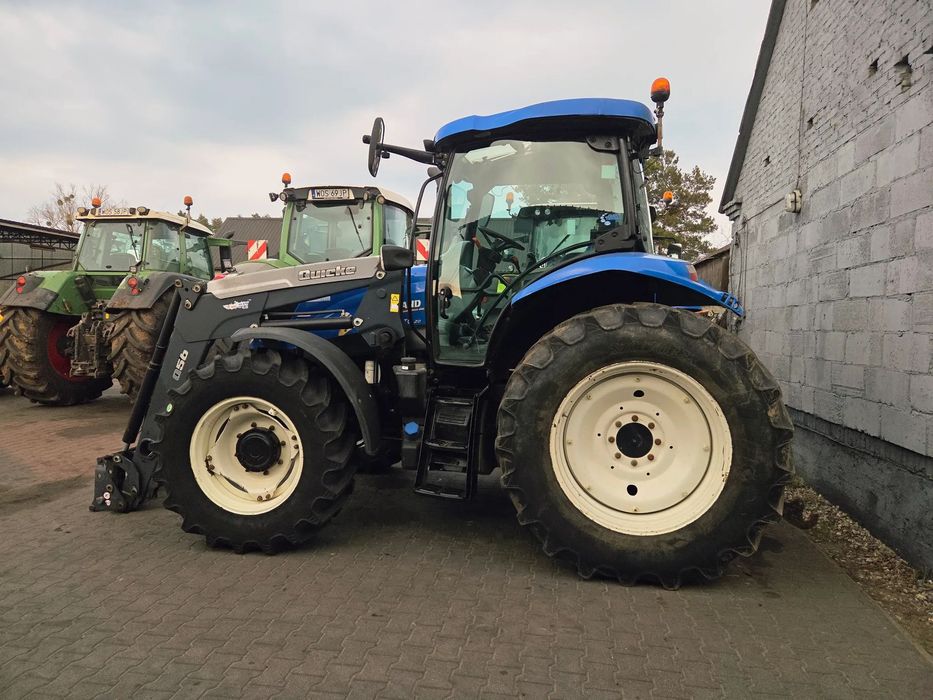 New Holland T6.120 6 120 T5060 5050 TD 5020 TS100 T5.95 Case 100  Świeżo Sprowadzony New Holland T6.120 2013 rok z Ładowaczem Orginał