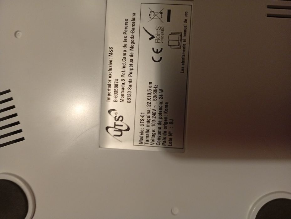 Máquina de massagens terapêutica em bom estado