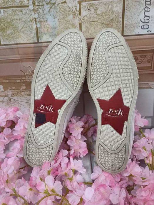 Buty damskie ASH białe skórzane slip-on rozmiar 40
