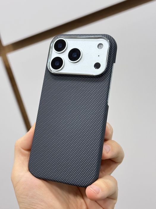 Карбоновий чохол iPhone 17 Pro Max (Преміум-якість!)