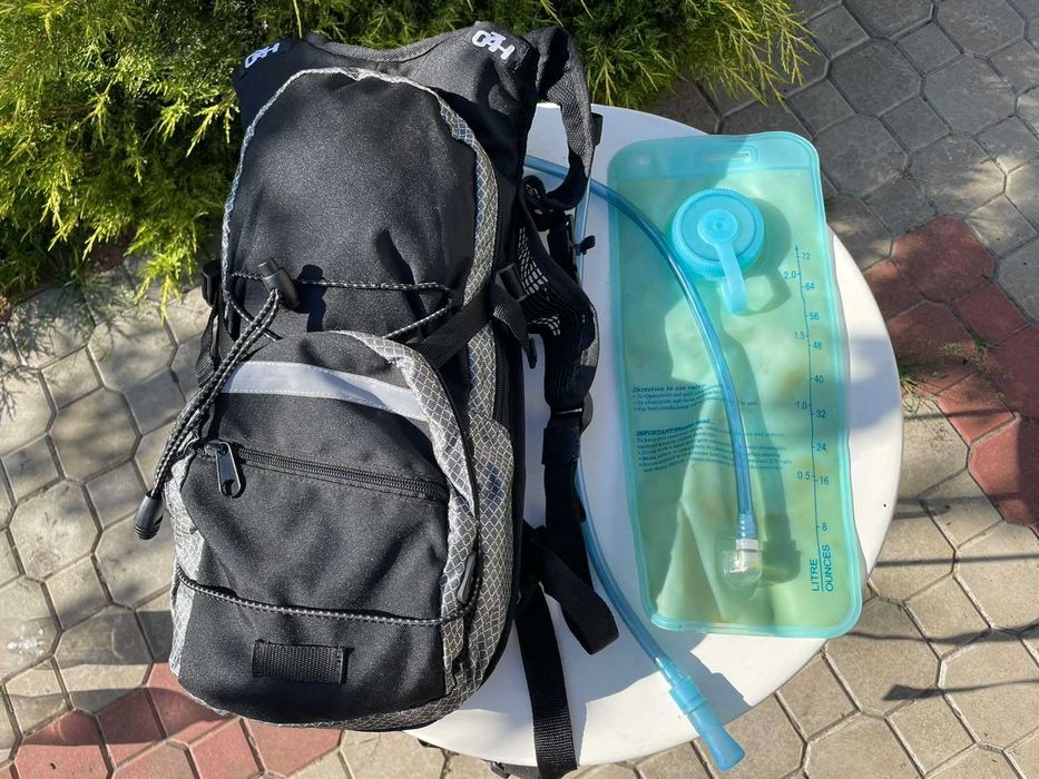 Рюкзак + гидратор + плащ трекинг, мото и велоспорт треккинг тактичний