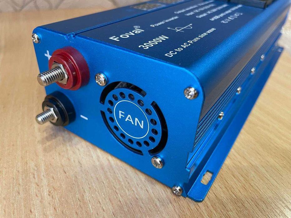 Инвертор FOVAL 12-220 3000w, чистый синус, для двухконтурного котла