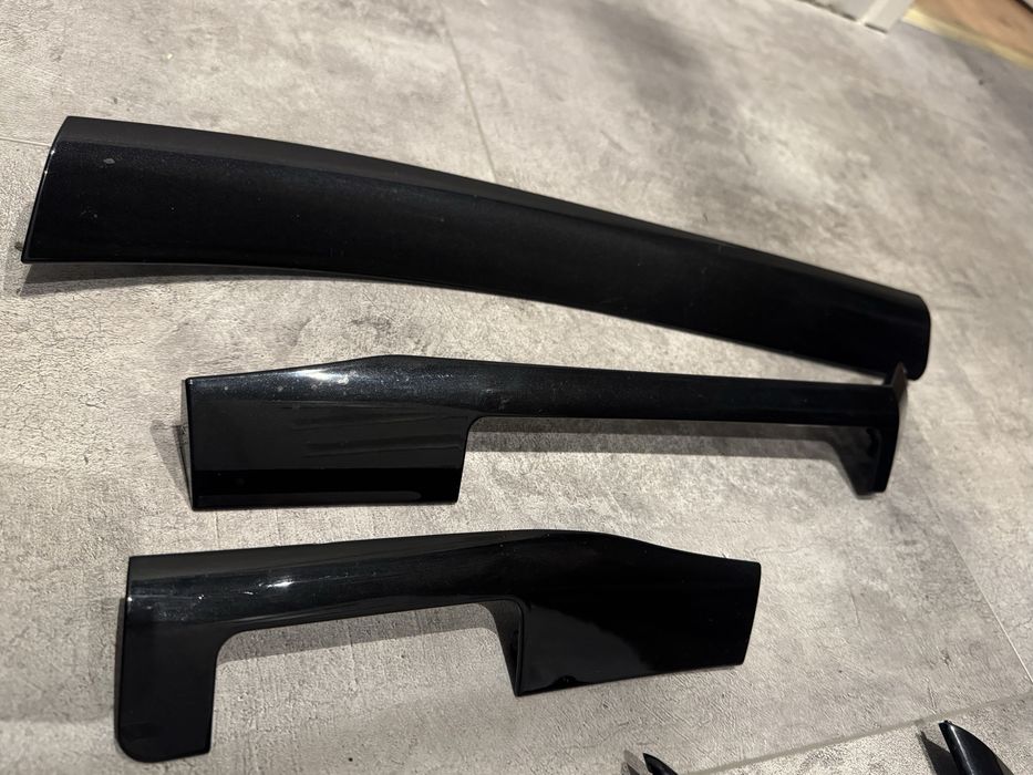 Bmw e46 sedan / touring dekory / listwy ozdobne black piano europa 4el szyby - stan igła