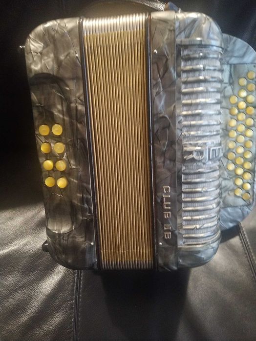 Accordion, Hohner Club II B Concertina, Original with Case64585406570753121
