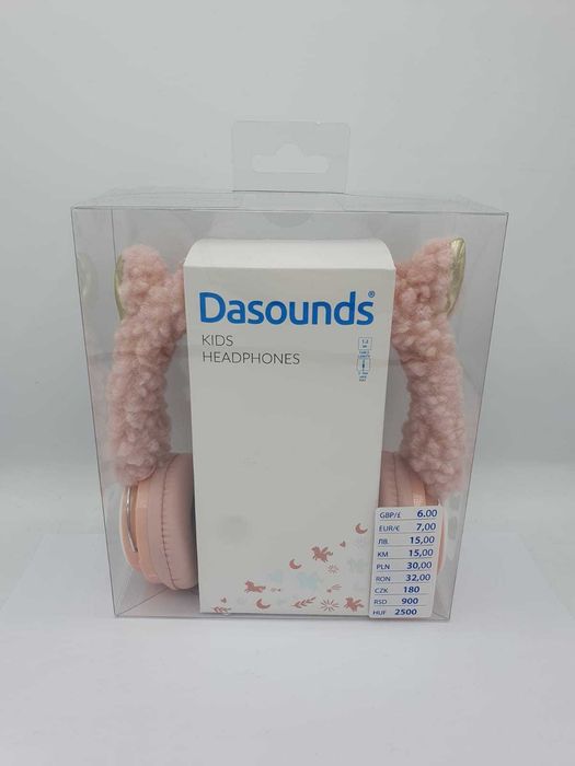 Słuchawki nauszne Dasounds przewodowe kocie uszka