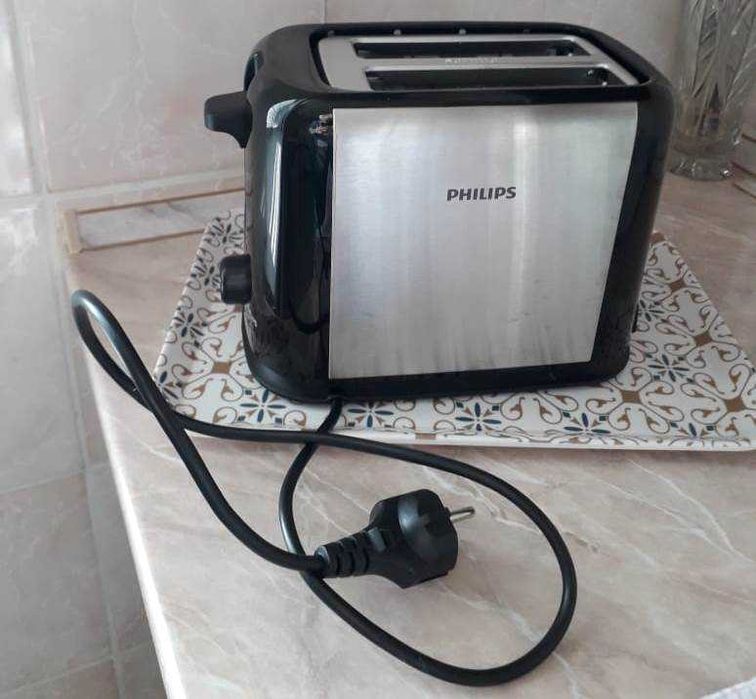 ЗНИЖКА! Тостер PHILIPS HD2586. Стан 10/10, Нержавійка,7 видів обсмажки