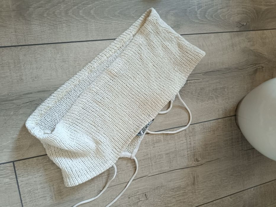 Top krótki s Bershka szydełko