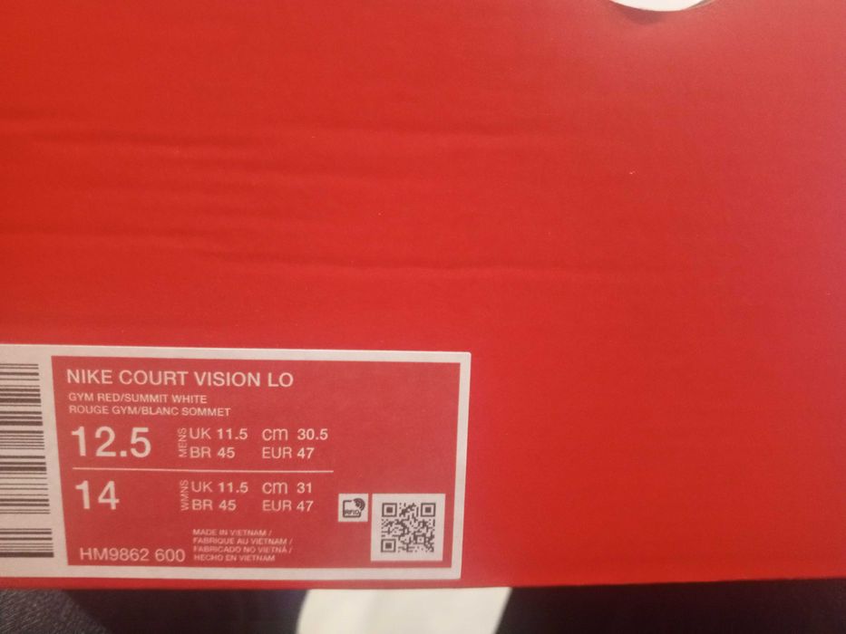 Buty męskie Nike Court vision roz 47