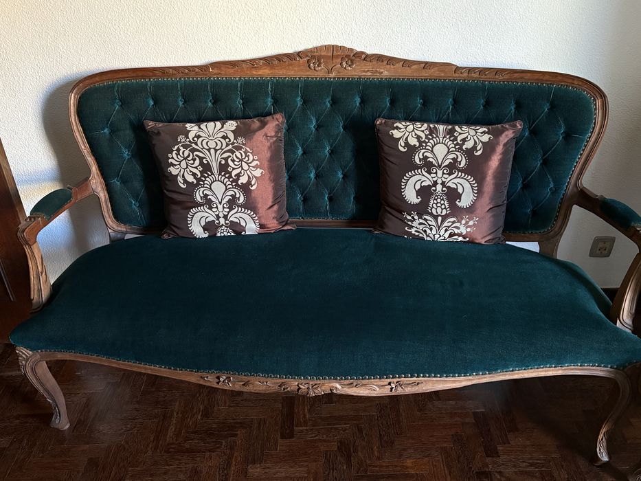 Conjunto Sofa e 2 poltronas