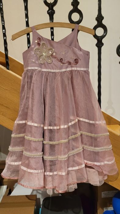 Sukienka różowa ksiezniczkowa 109cm Marks&Spencer