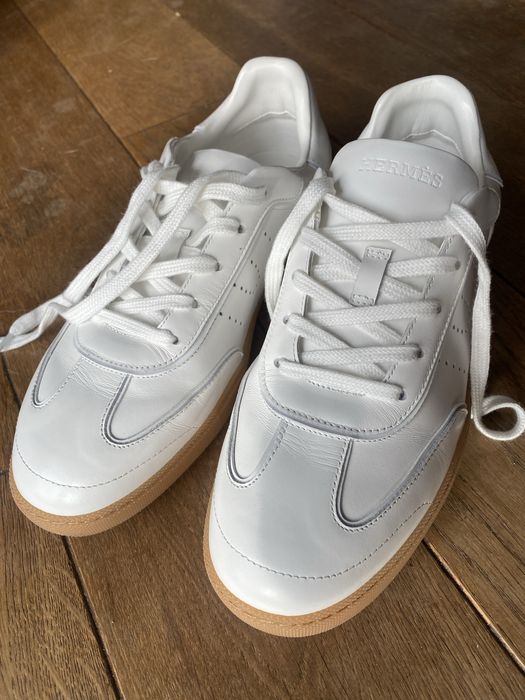 Hèrmes 42 sneakersy z numerem seryjnym męskie wkładka 26,8 cm