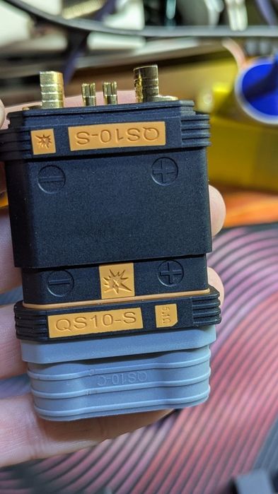 QS10-S силовой разъём для аккумулятора инвертора агродрон дрон fpv