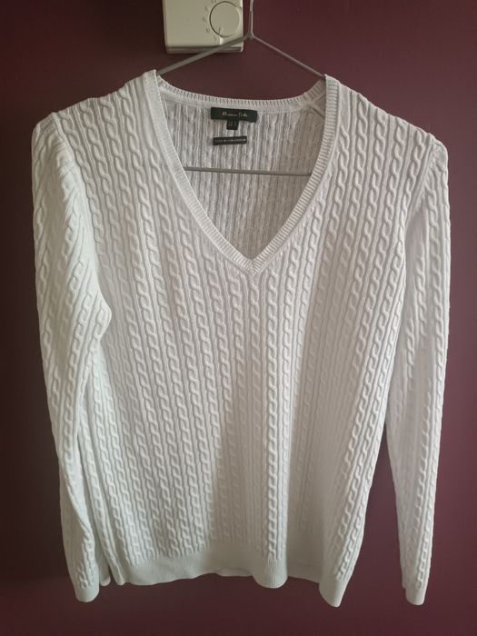 Sweterek damski warkocz Massimo Dutti