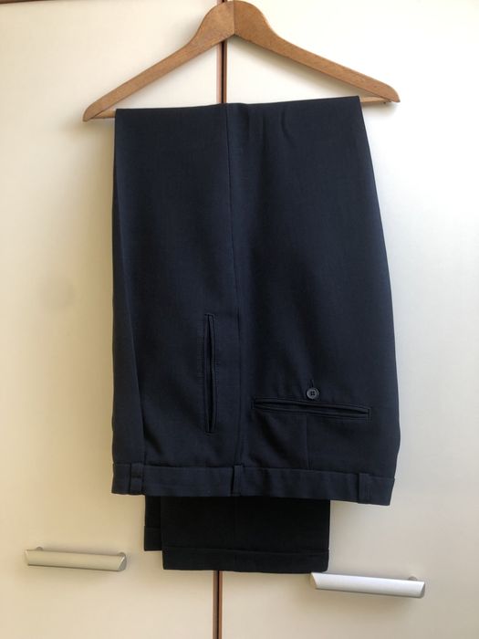 Garnitur młodzieżowy męski granatowy 54 XL 188/108/94