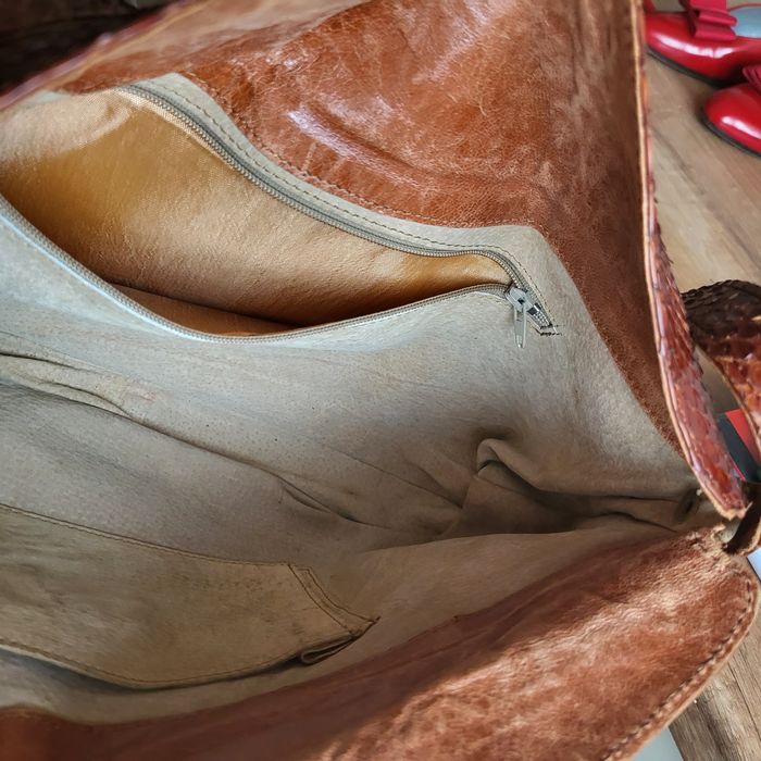 Torebka ze skóry lata 80te