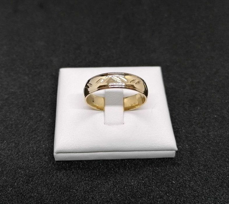Złota obrączka próby 333 - 5,63g (Rozmiar 27)