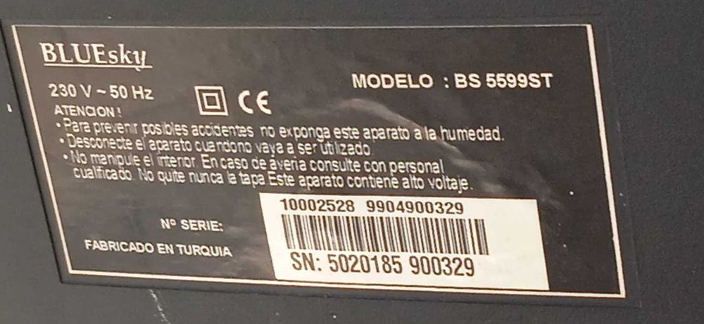 TV de 24pol 53cm de largura
