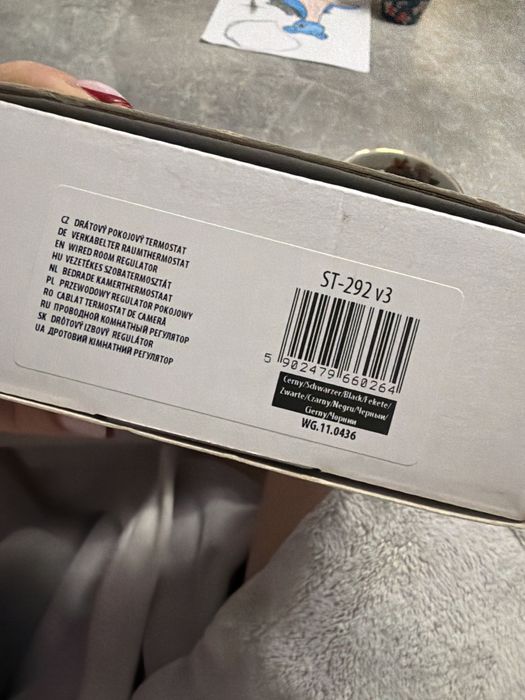 Controllers Tech ST-292 V3- przewodowy regulator pokojowy/ termostat