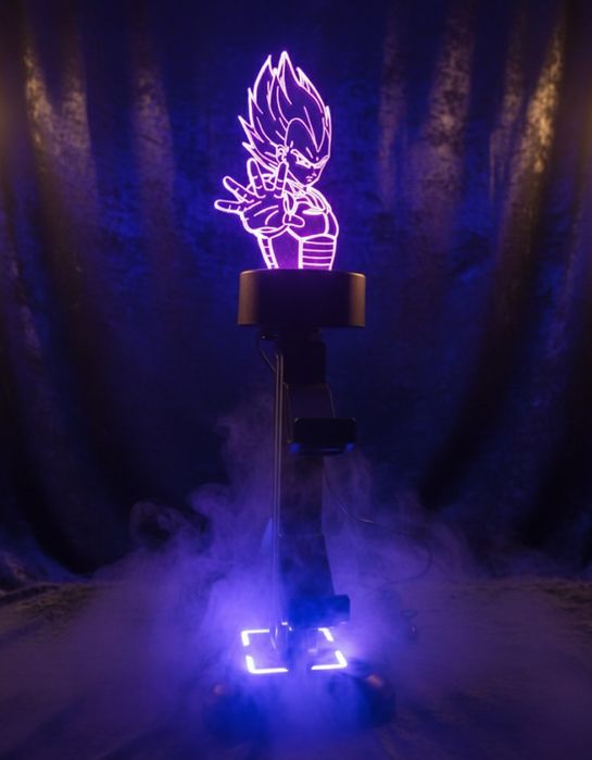 Suporte Comandos Gaming Led Vegeta (5 spots & 7 cores)