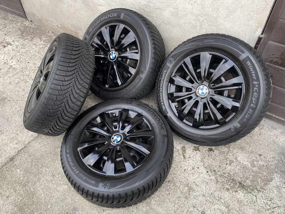 (9)Koła, Felgi 5x120 15” BMW Stalowe, Kołpaki, Zima