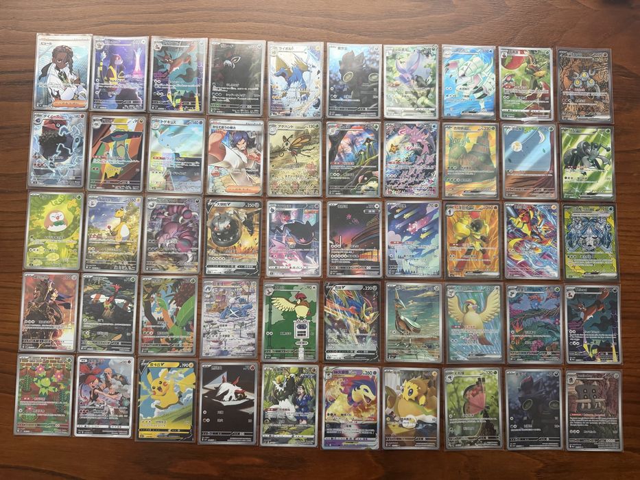 Vendo Lote 50 cartas Pokemon chinesas e japonenas TCG preços na descrição