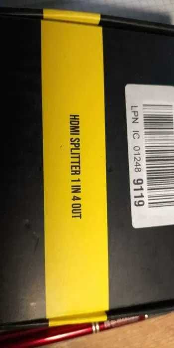 Rozdzielacz HDMI 1 w 4 wyjściowy rozdzielacz audio HDMI 4K HDMI