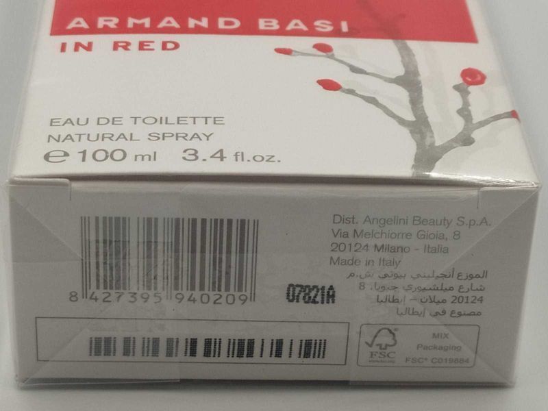Armand Basi In Red edt 100мл Оригинал