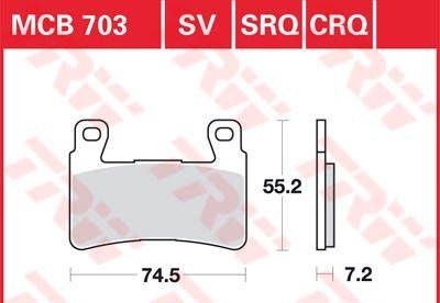 Передні колодки Honda CBR600