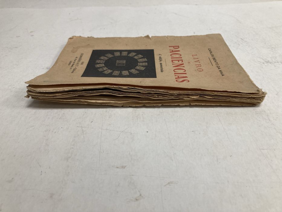 Livro de Paciencias, de Carlos Bento Maia, 1924