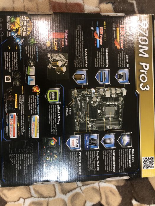 Материнська плата ASRock 970M Pro3