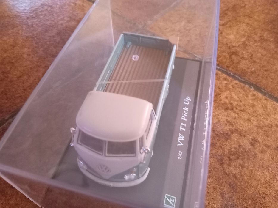 Vw t1 pick up (pão forma)+vw samba (pão forma), escala 1/43(ver fotos)