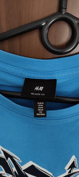M H&M hm koszulka męska męski t-shirt z nadrukiem grafitti