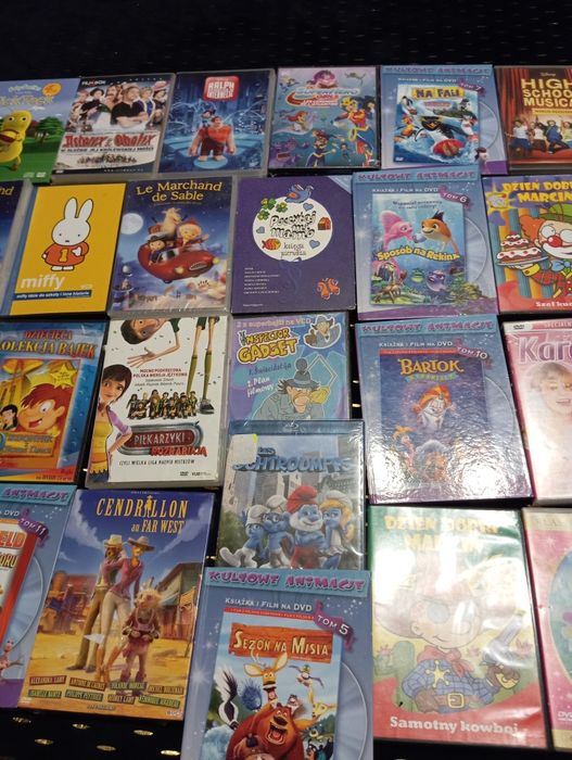 Płyty DVD filmy dla dzieci
