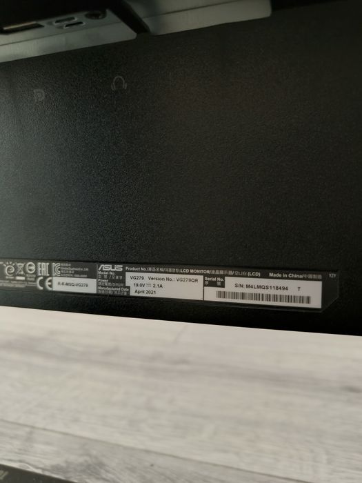 Monitor Asus TUF 27'' VA FHD 165Hz