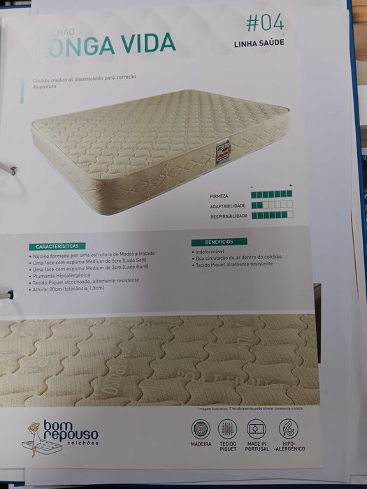 Colchão Medicinal 183 x 133 NOVO