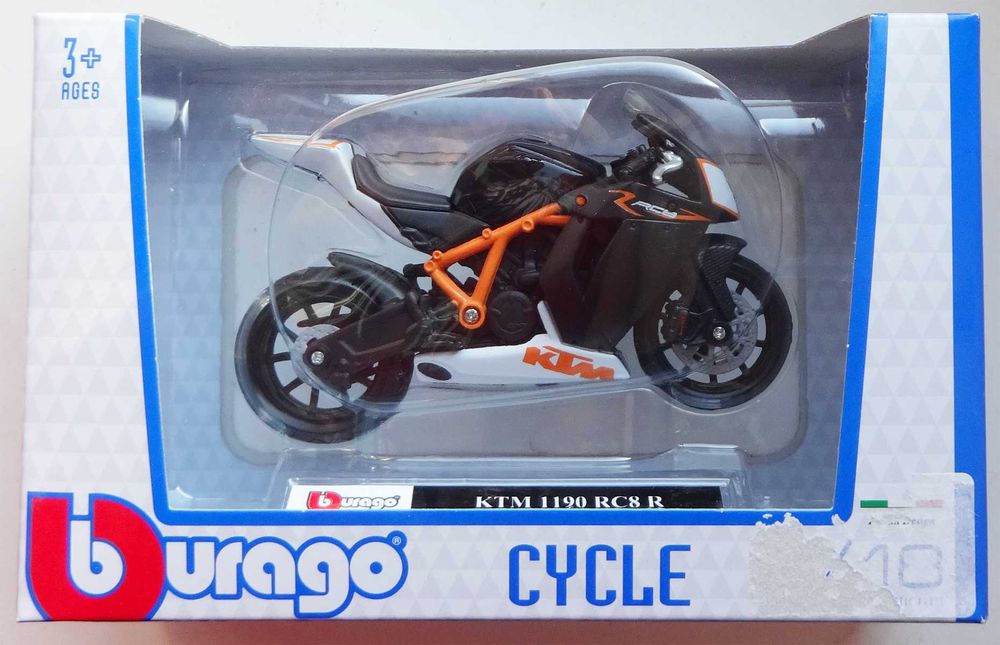 Модель мотоцикла KTM 1190 RC8 R 1:18