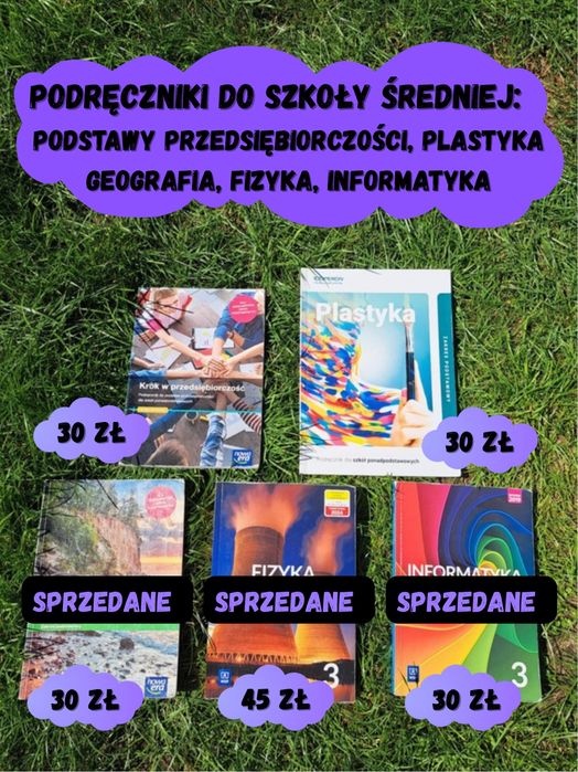 Podręczniki do szkoły średniej