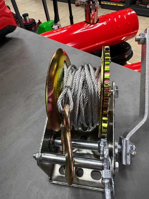 лебідка барабана ручна лебідка важільна тросова 550 кг таль ручна