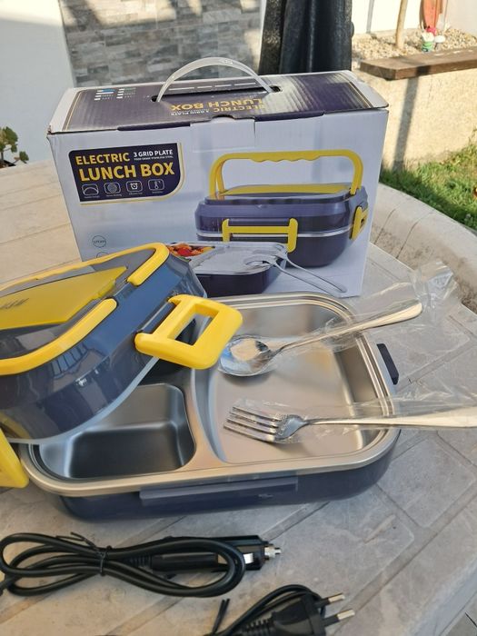 Lancheira De Aço Inoxidável 1,5l, Para Viagem , com ficha 12v ou 220v novo
