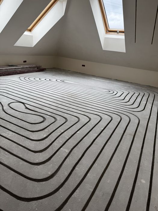 Frezowanie w posadzkach pod ogrzewanie podłogowe