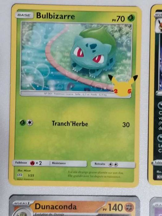 14 Cartas Pokémon McDonald's (Francês)