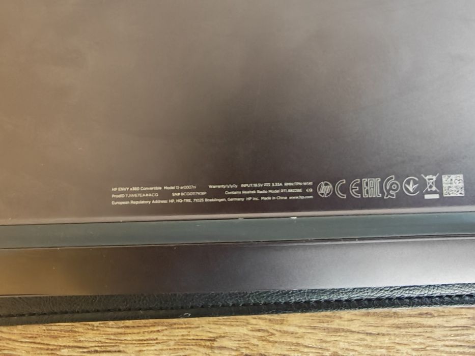 Portátil HP Envy 13" X360 CPU AMD Ryzen 5 3500U 8GB de RAM 256GB