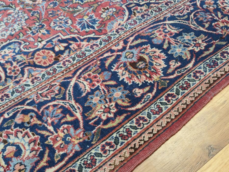 KASHAN oryginalny perski dywan ręcznie tkany 134x210 - 70lat