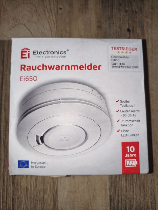 Новий датчик диму Ei Electronics Ei650 (Німеччина)