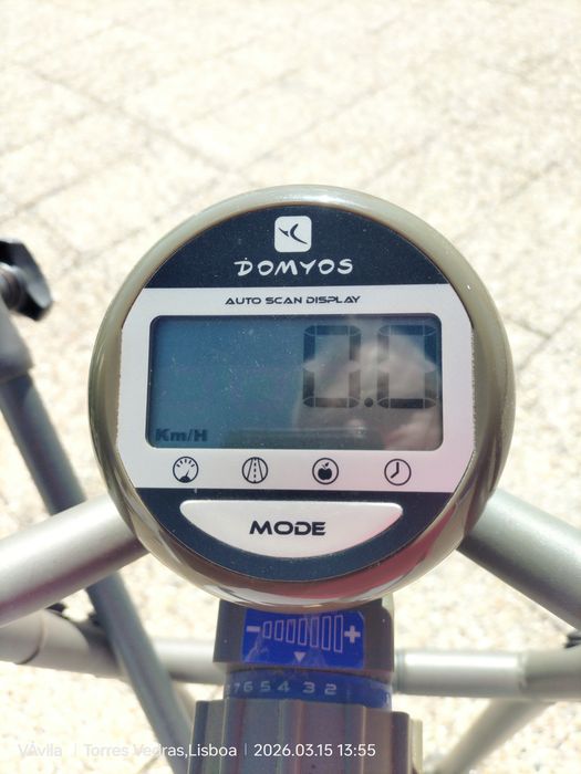 Bicicleta ginásio marcha