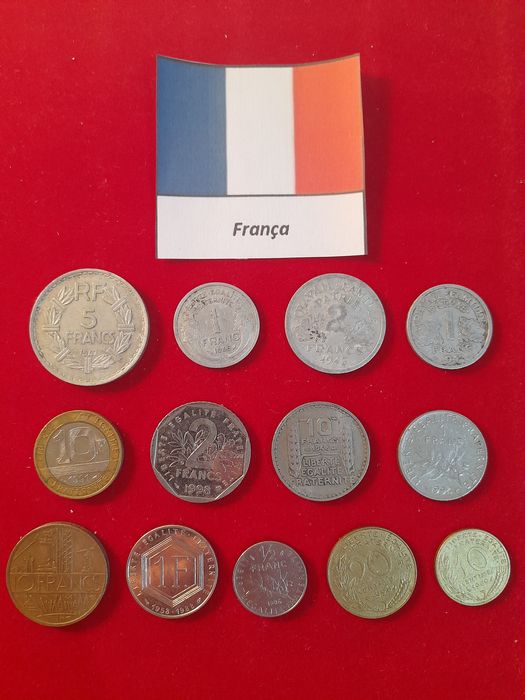 Moedas de França ( 13 uni )