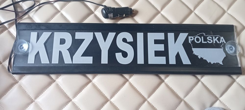 Tablica z imieniem